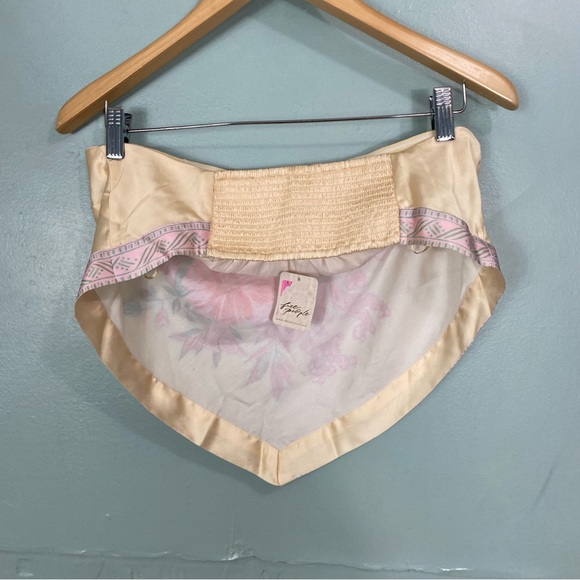 Free People Bandana Tube Top Floral Medium Yellow - Picture 3 of 6